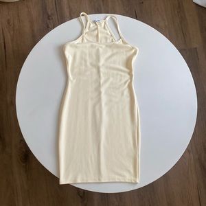 Fashionnova Yellow Mini Dress